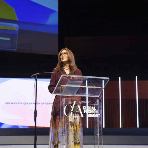 Global Fashion SUmmit - The Queen of Denmark
